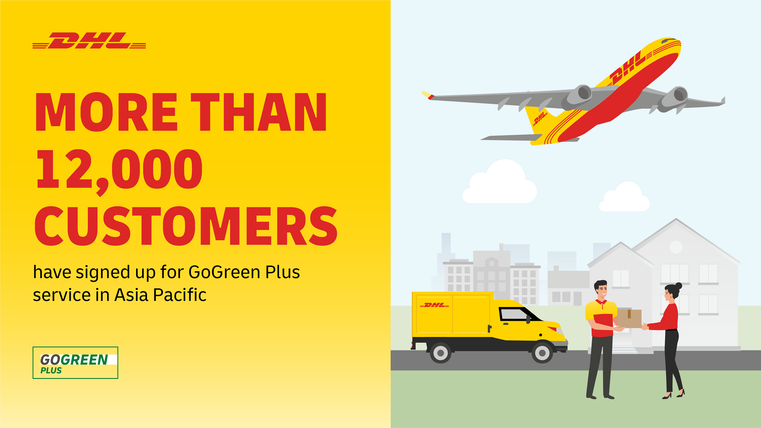 DHL Express GoGreen Plus customers in Asia Pacific