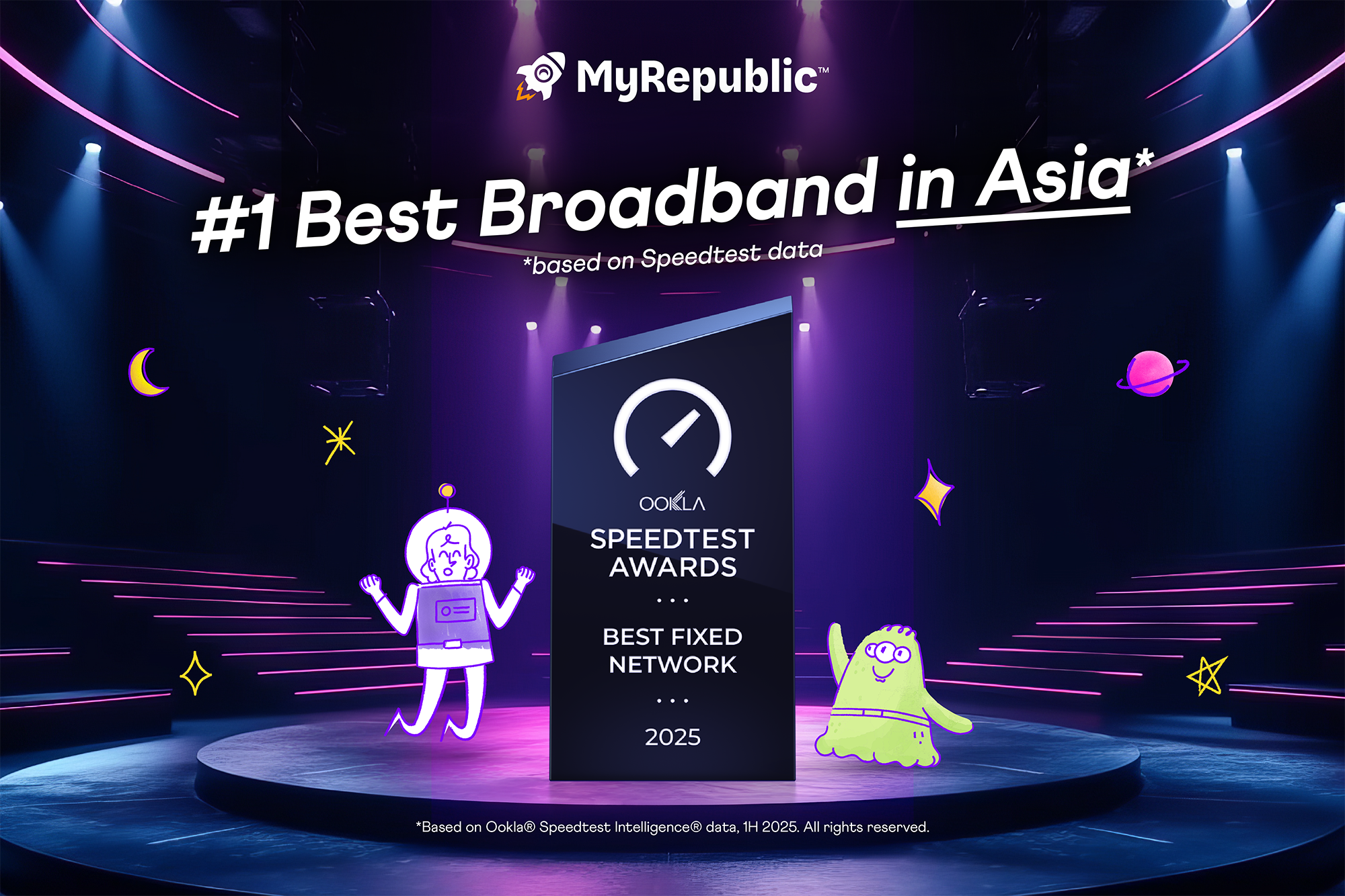 MyRepublic Awarded #1 Best Fixed Network in Asia by Ookla®