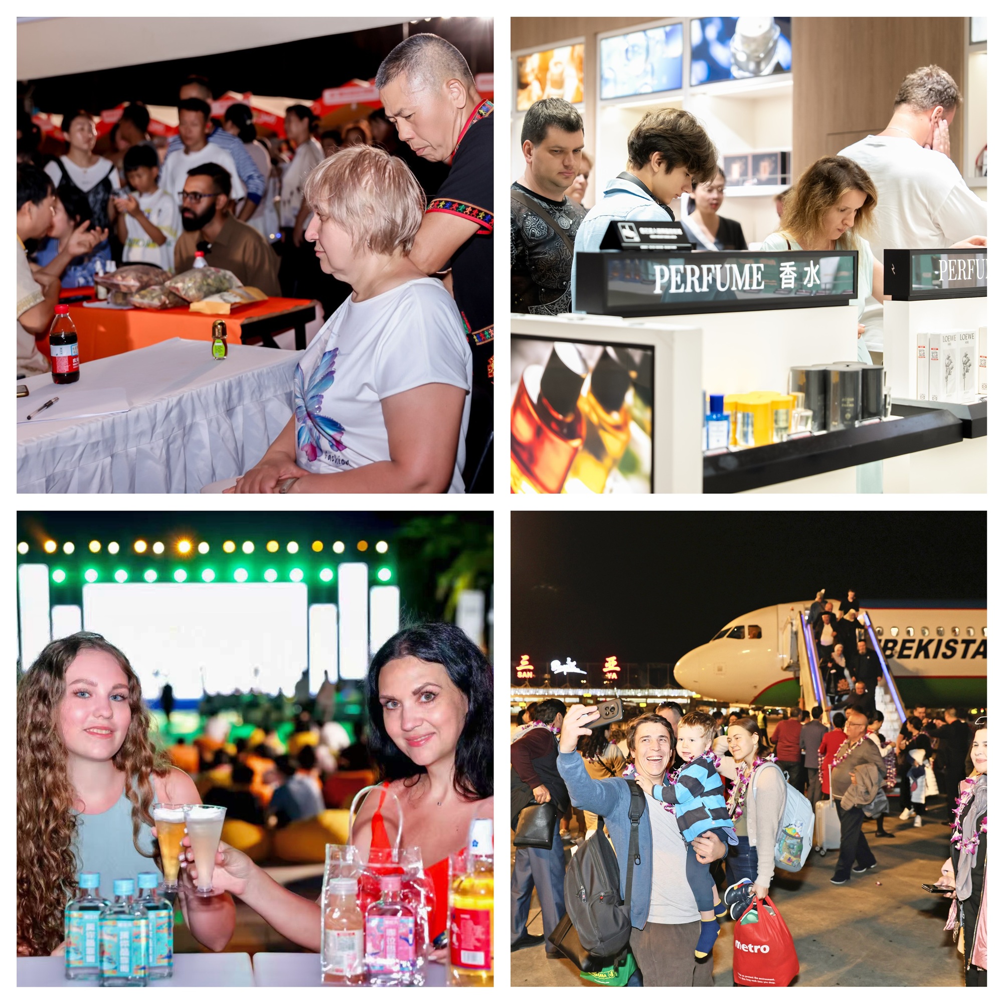 International tourists engage in immersive experiences in China’s Sanya.