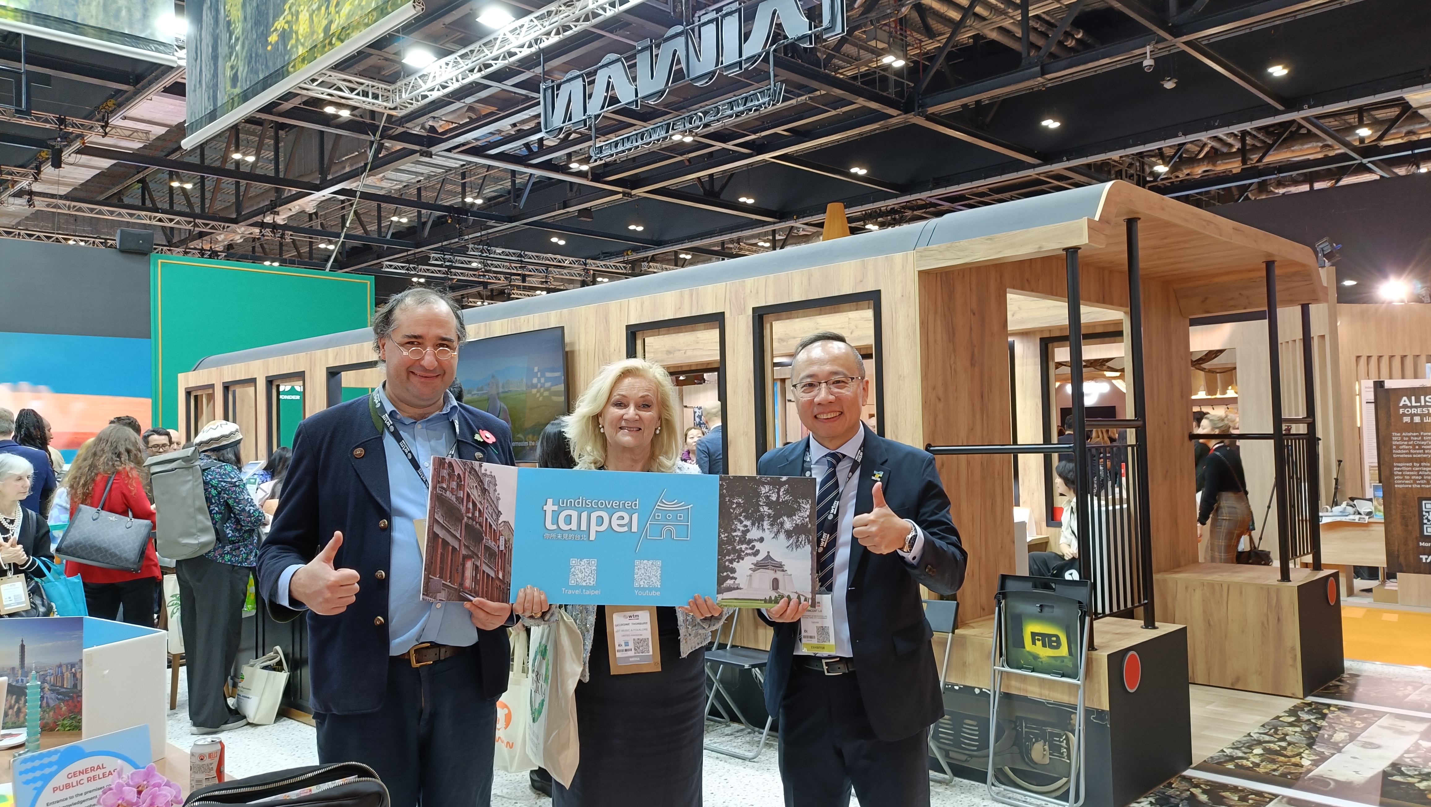 At WTM London, Taipei engaged actively with European travel partners, who showed strong interest in the city’s tourism appeal.