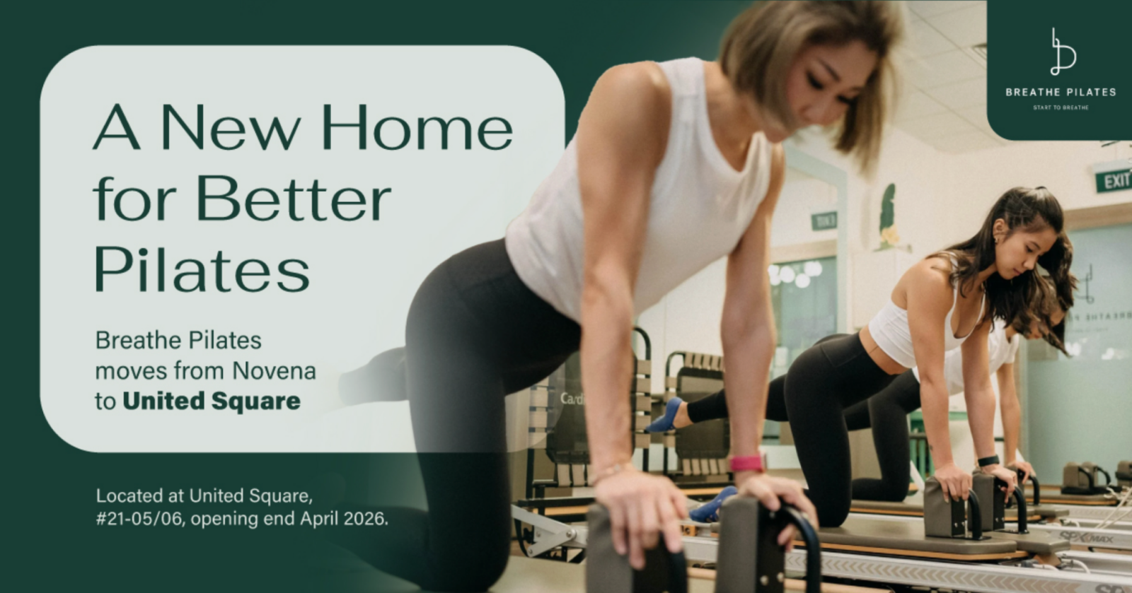 Breathe Pilates United Square Flagship Outlet