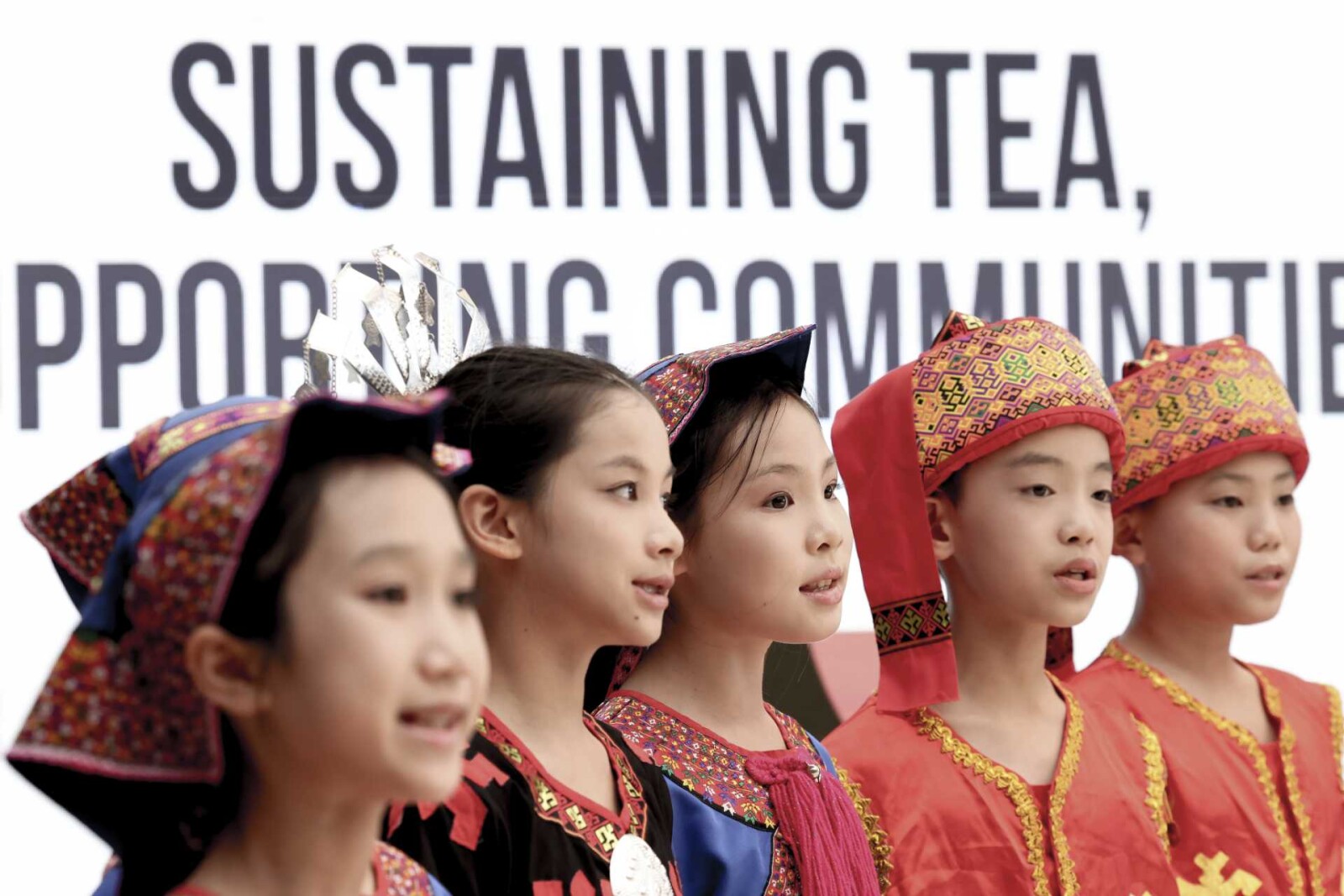 The Rainforest Children’s Choir performed an original song