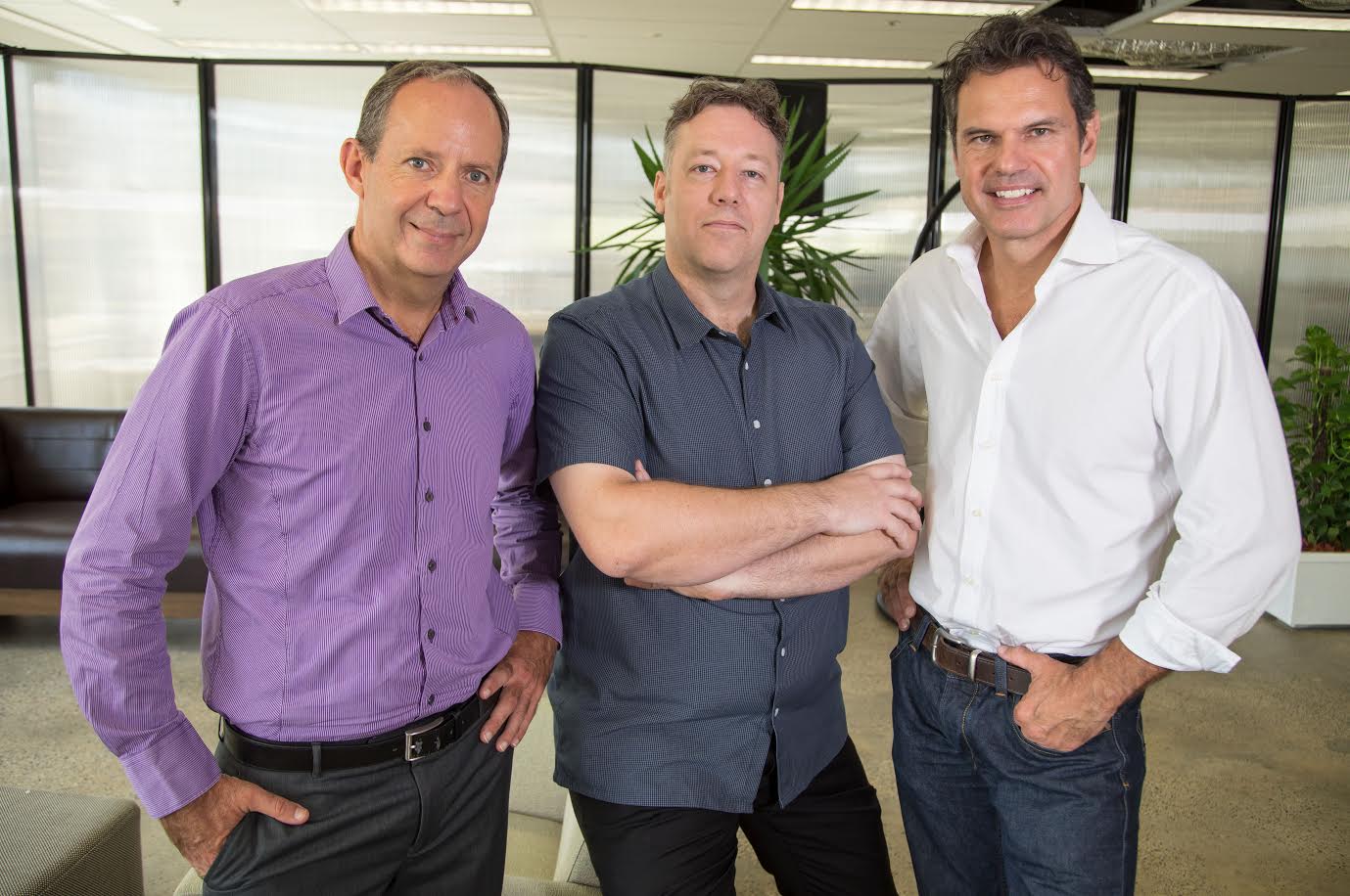 Left to right: Investfit founders James Claridge, Gavin Daw and Ed de Salis
